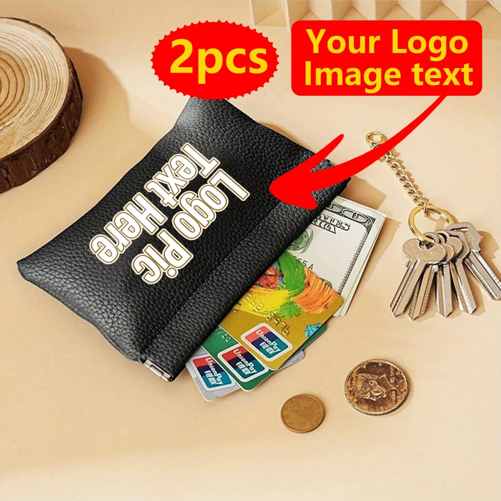 Personalized Branded Bag – s Custom Storage Bags, WP#2958 Makeup Bags, Purses And Wallets, And – image 4