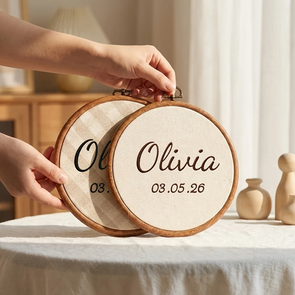 Design-Your-Own Embroidery Hoop with Custom Logo or Design - image 2