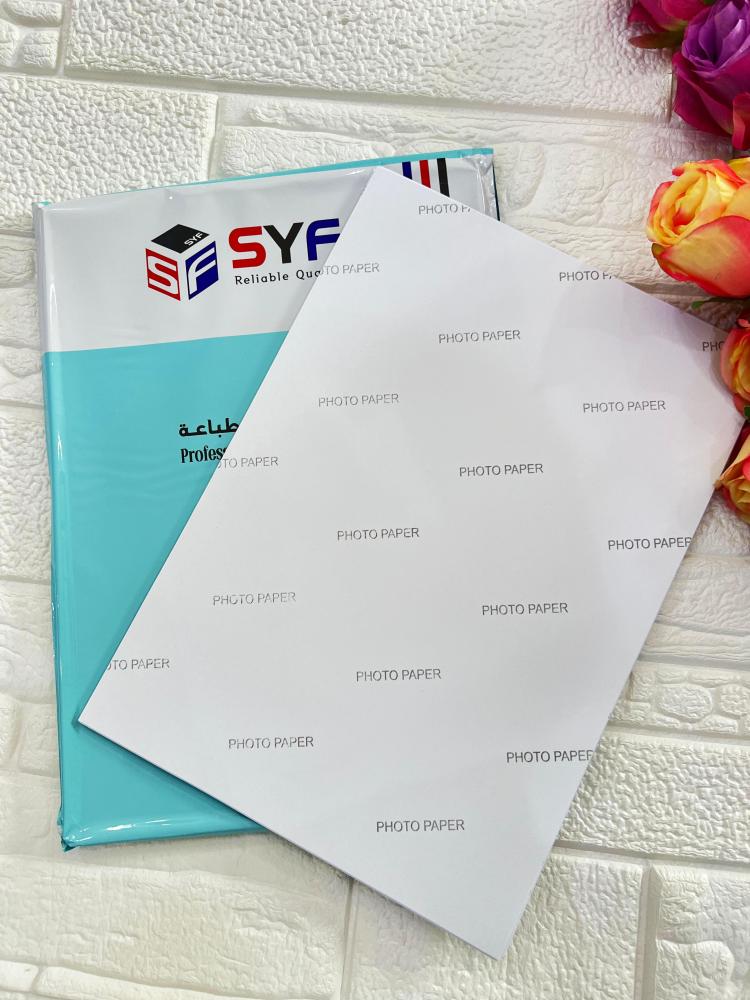 Glossy adhesive paper 150g 50 sheets SYF A4 — product image 2