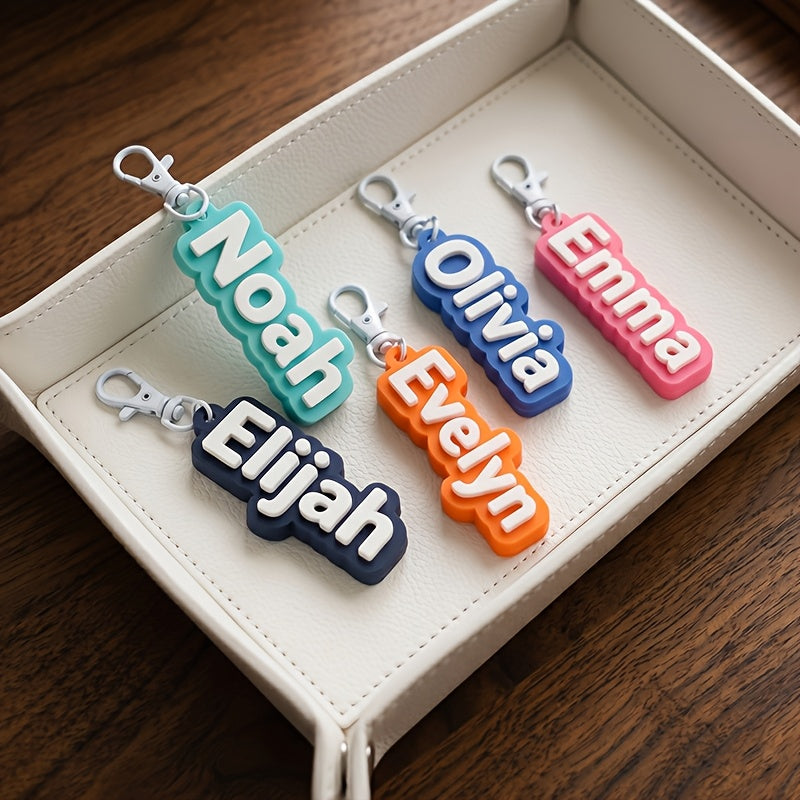 Custom personalized name keychain