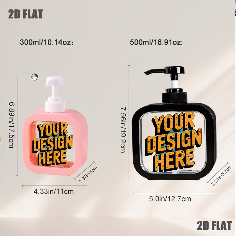 Bespoke Specialized Promotional Product – Plastic Soap Dispenser Suitable for Bathroom - Text/, Multiple Colors – image 4