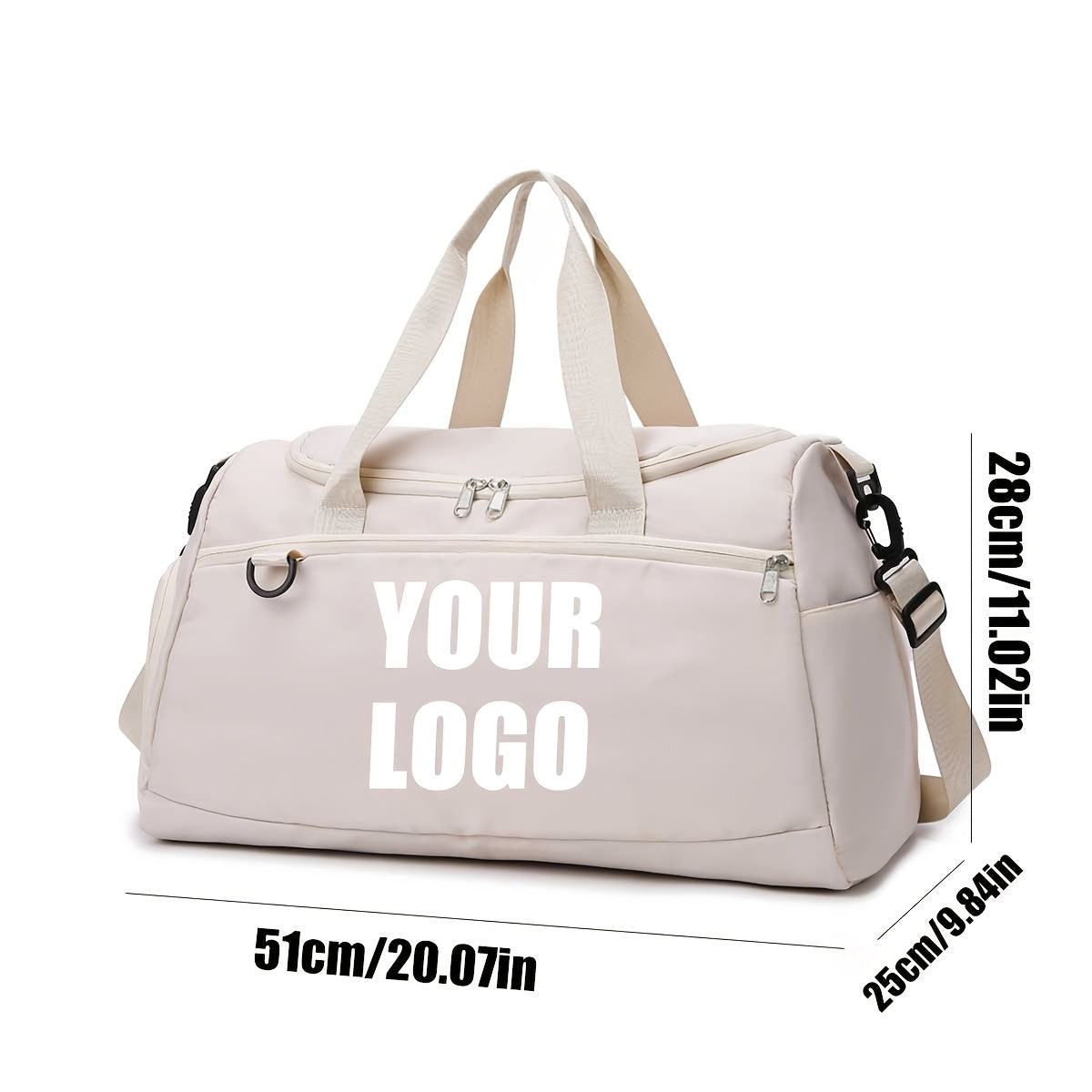 Women's Gym Bag with NAME/LOGO/PHOTO, Featuring a Large Capacity Design. | Promotional Branded – image 4