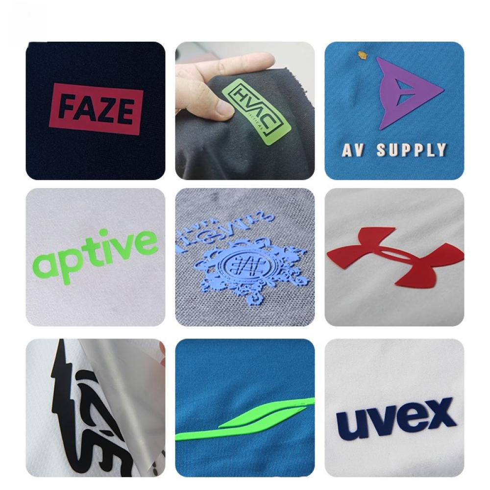 Thick blue embossed vinyl — product image 4