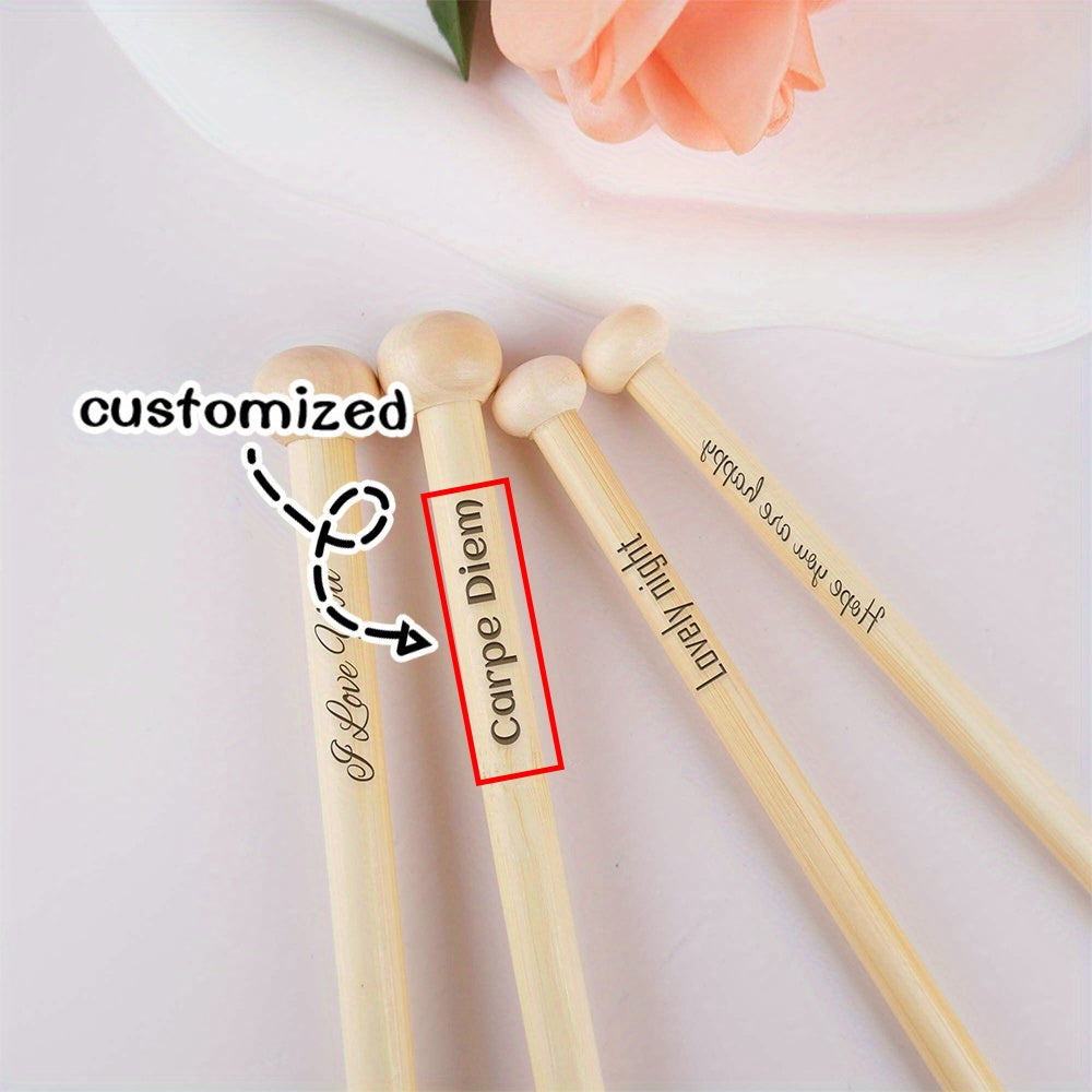 Bespoke Knitting Needles with Custom Logo or Design - image 1
