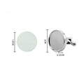 Round cufflinks 2x2 sublimation print — product image 1