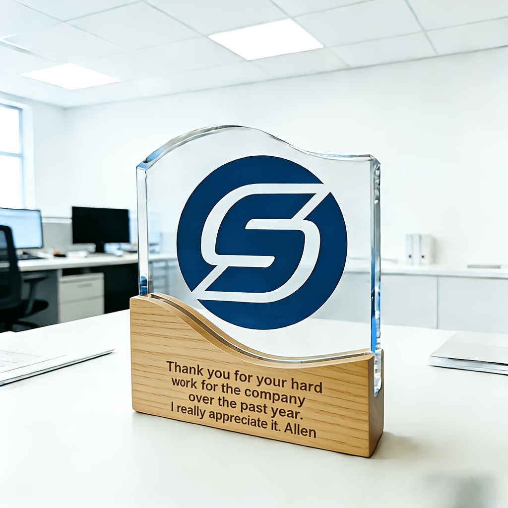 Custom-Printed Corporate Award – Custom Trophy Plaque - Corporate Award Event Plaque - Commemorative Plaque – image 2