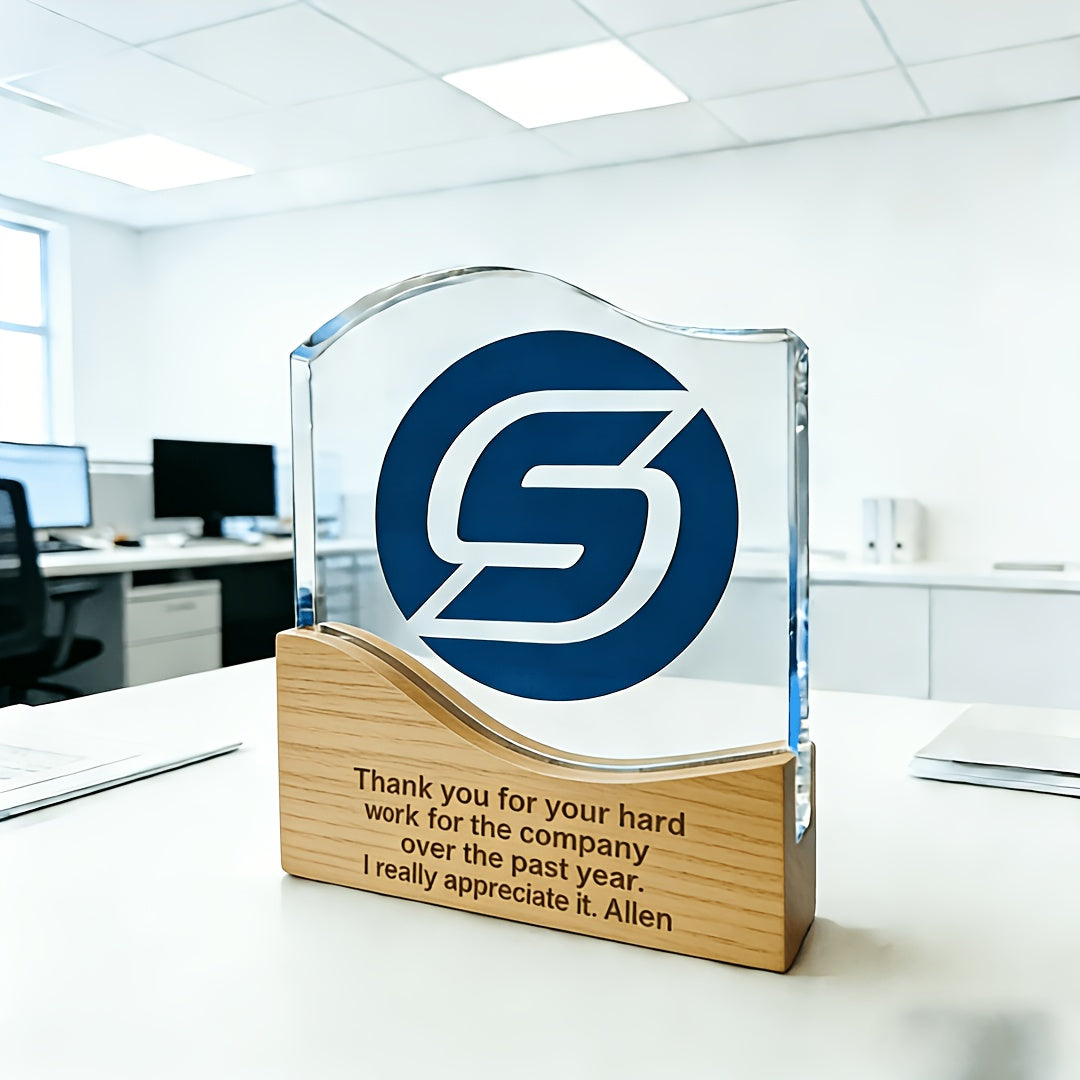 Custom-Printed Corporate Award – Custom Trophy Plaque - Corporate Award Event Plaque - Commemorative Plaque – image 2