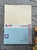 Beige scented paper, 180 grams, 50 sheets, SYF A4 size — product image 1