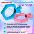 Pink silicone cup holder — product image 1