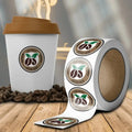 Logo-Ready Branded Bag – 100pcs Label Stickers, Stickers with Company Logo, Custom Product Labels – image 1