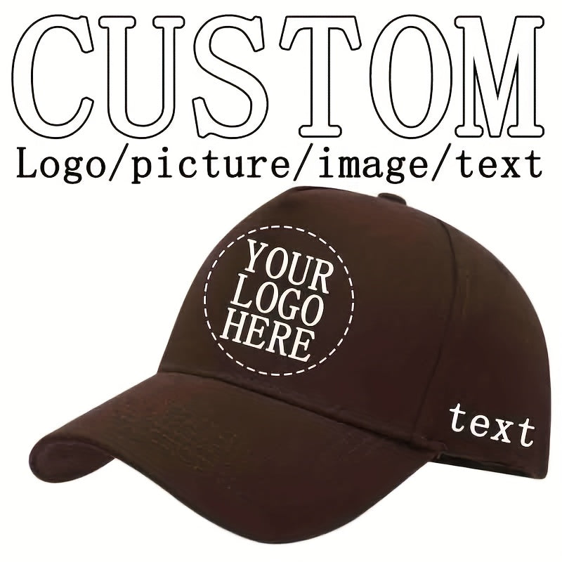 Logo-Ready Logo Apparel – Logo/Text ized Breathable Outdoor Cap - Adjustable Snapback, Logo Printing – image 2