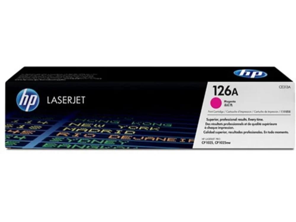 Original HP 126A red laser toner cartridge — product image 1