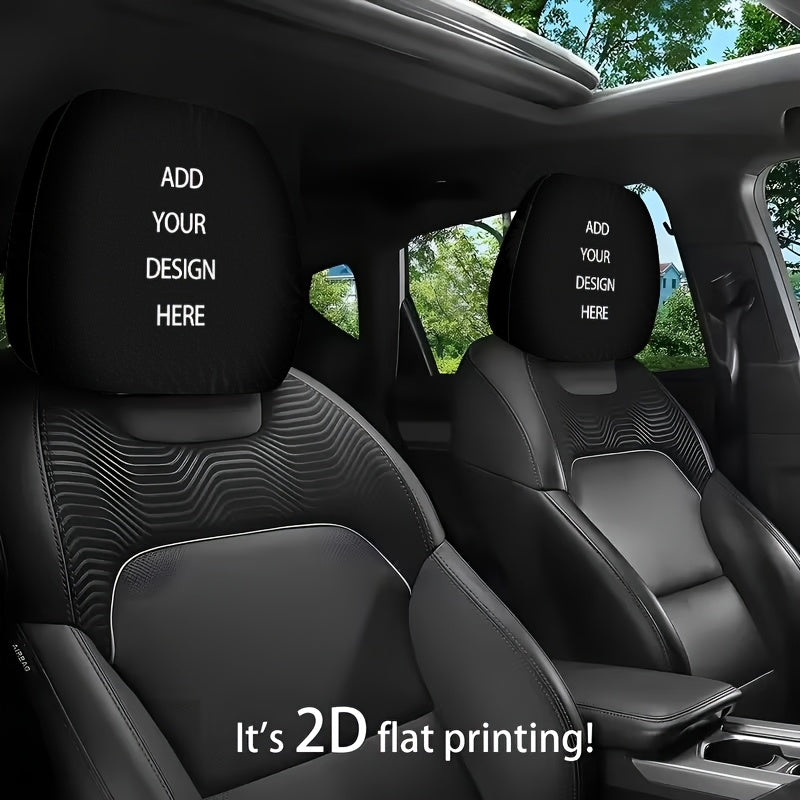 Design-Your-Own Headrest Cover with Custom Logo or Design - image 1