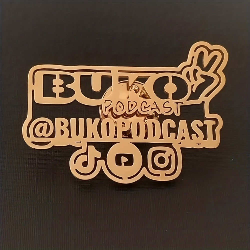 Custom Your Company Brooch, Corporate Artwork Brooch, Stainless Steel Picture | Business-Ready Corporate – image 2