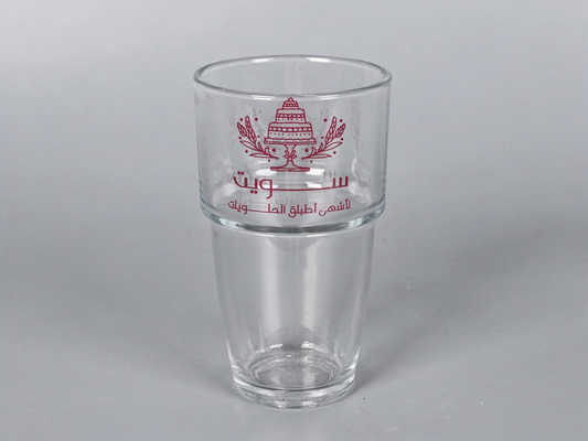 1-Color 360ml Glass Cup for Hot and Cold Drinks