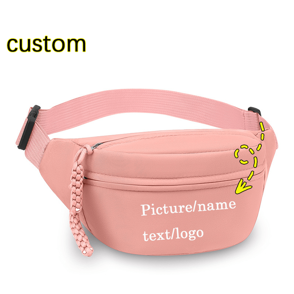 Crossbody Bag-A Waist Bag That Allows for Text/Images/Logos - Lightweight And | Photo-Printed Branded – image 4