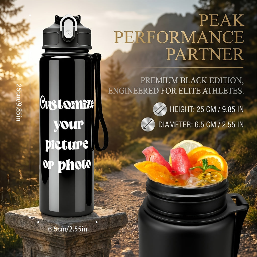 Custom-Printed Tumbler & Bottle –,Custom Photo or Picture,25oz Water Bottle with – image 4