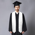 White graduation scarf with sublimation print 2026 - wholesale for printing shops and schools — product image 1