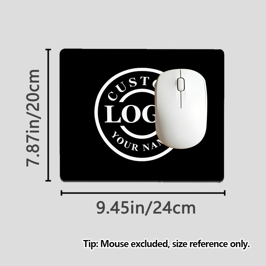 Logo-Ready Business Stationery – Mouse Pad Compatible for PC & Laptop - Non-Slip Rubber Base Desk with – image 3