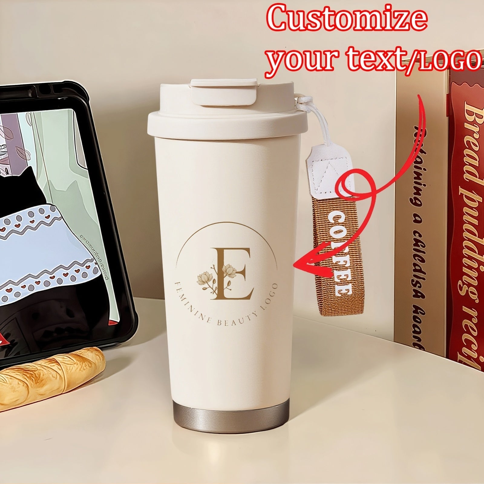 Bespoke Tumbler & Bottle – Single-Piece Custom Insulated Cup, Text Or Image Custom Coffee Cup, – image 1