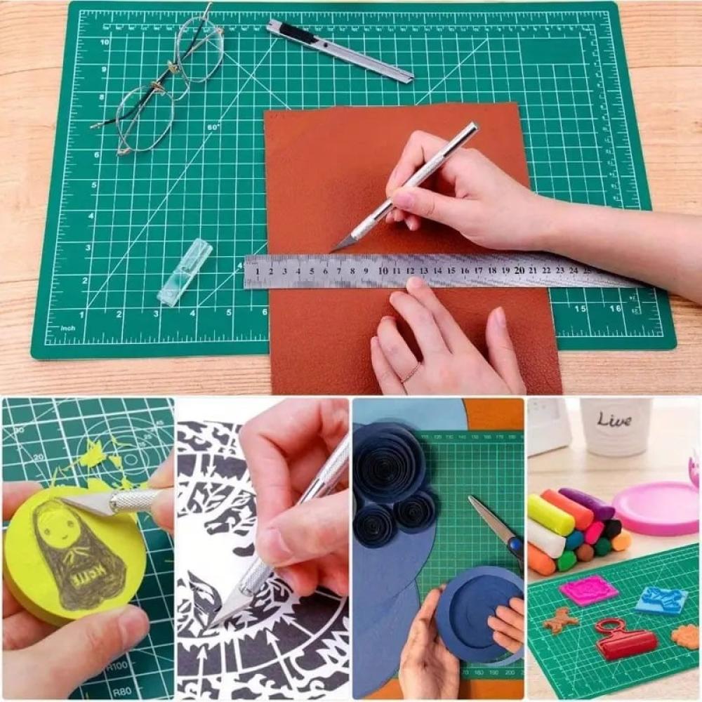 Green A3 vinyl cutting board — product image 4