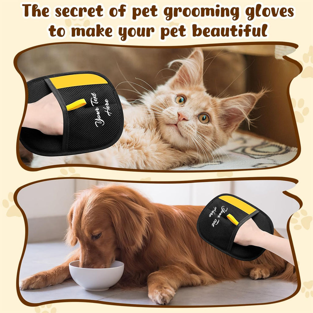Bespoke Pet Grooming Glove with Custom Logo or Design - image 3