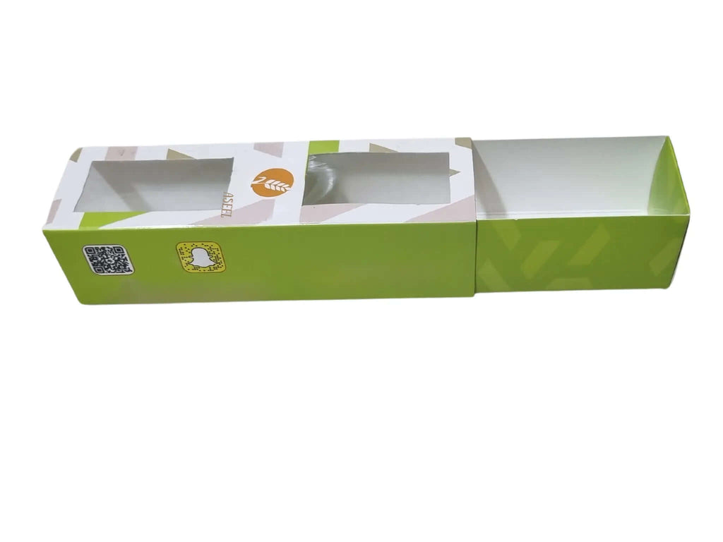 clear window custom printed box