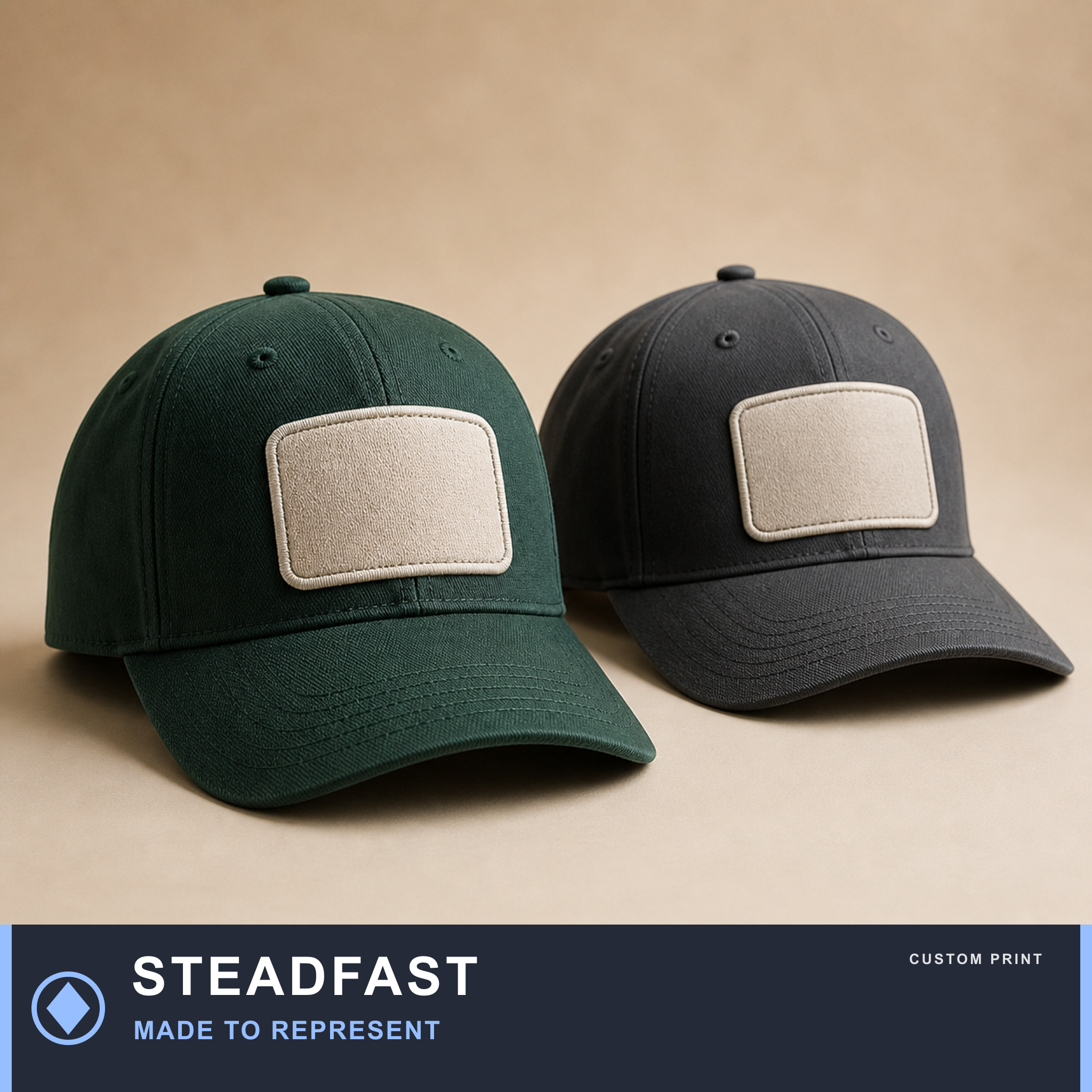 Custom Embroidered Caps & Headwear — STEADFAST: MADE TO REPRESENT