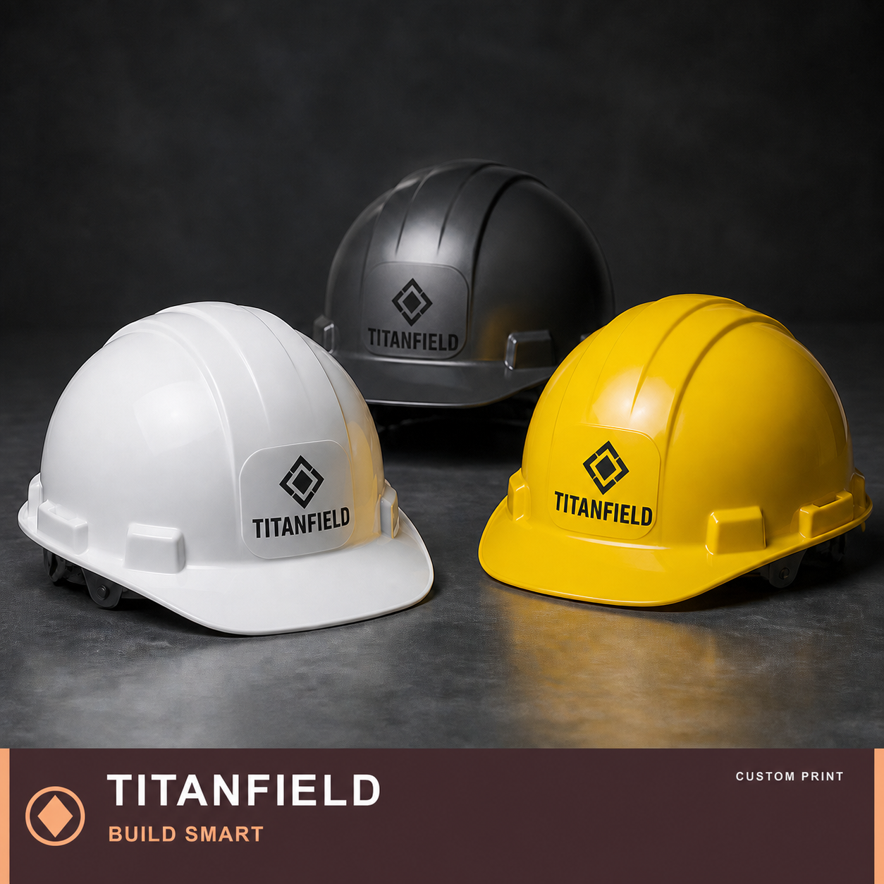 TITANFIELD printed on custom product — BUILD SMART
