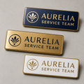 Custom Printed Staff Name Badges — AURELIA: SERVICE TEAM