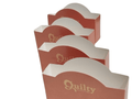 custom printed  13×6×3  cm  paper cookies French toast container