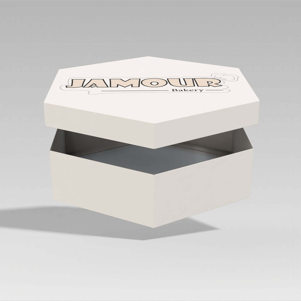 custom printed 14×7  cm octagonal box