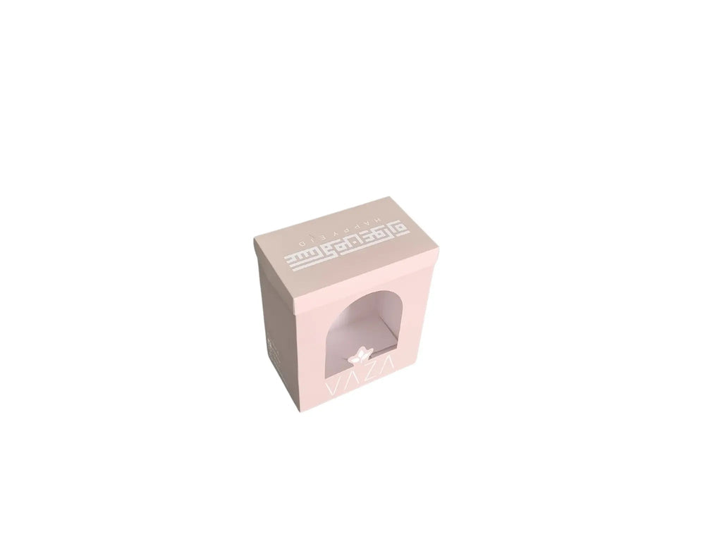custom printed  25×15×30 cm cake box with lid and transparent window