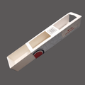 custom printed 28×8×6.5 cm pull out box with transparent window