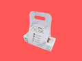 custom printed 30×12×7 cm box with holder and transparent window