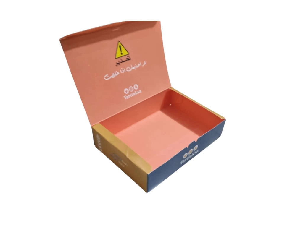 custom printed cookies donut bakery chocolate box 20×17×5cm, inside and outside printing and lamination