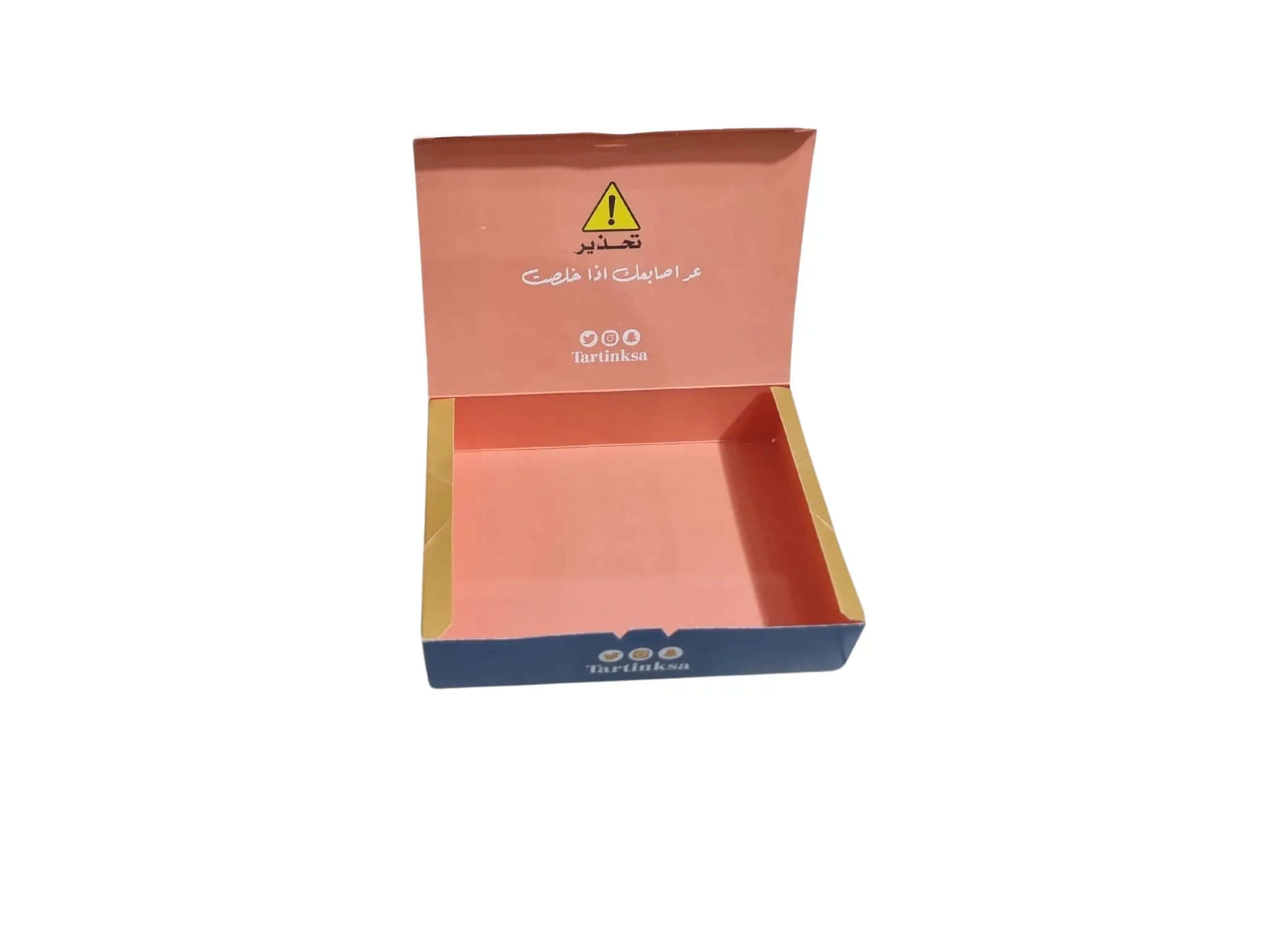 custom printed cookies donut bakery chocolate box 20×17×5cm, inside and outside printing and lamination