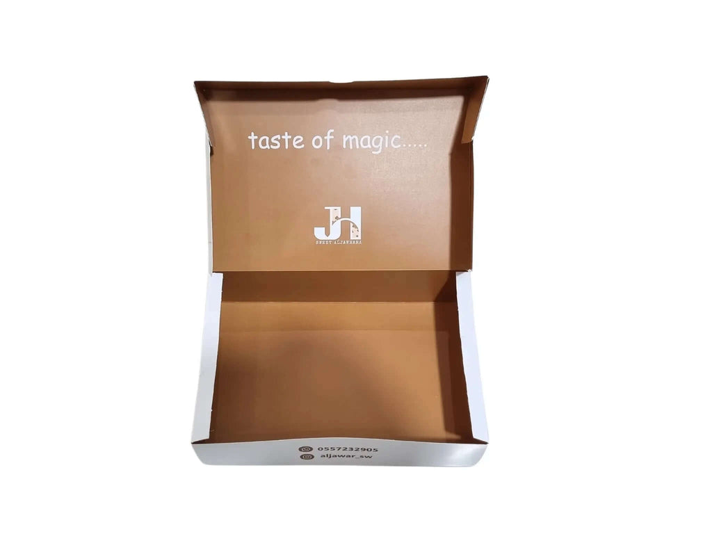 custom printed cookies donuts sweets box 24.5×16.5×6 cm, outside and inside printing