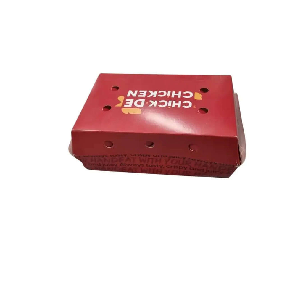 custom printed roasted chicken box with inside lamination