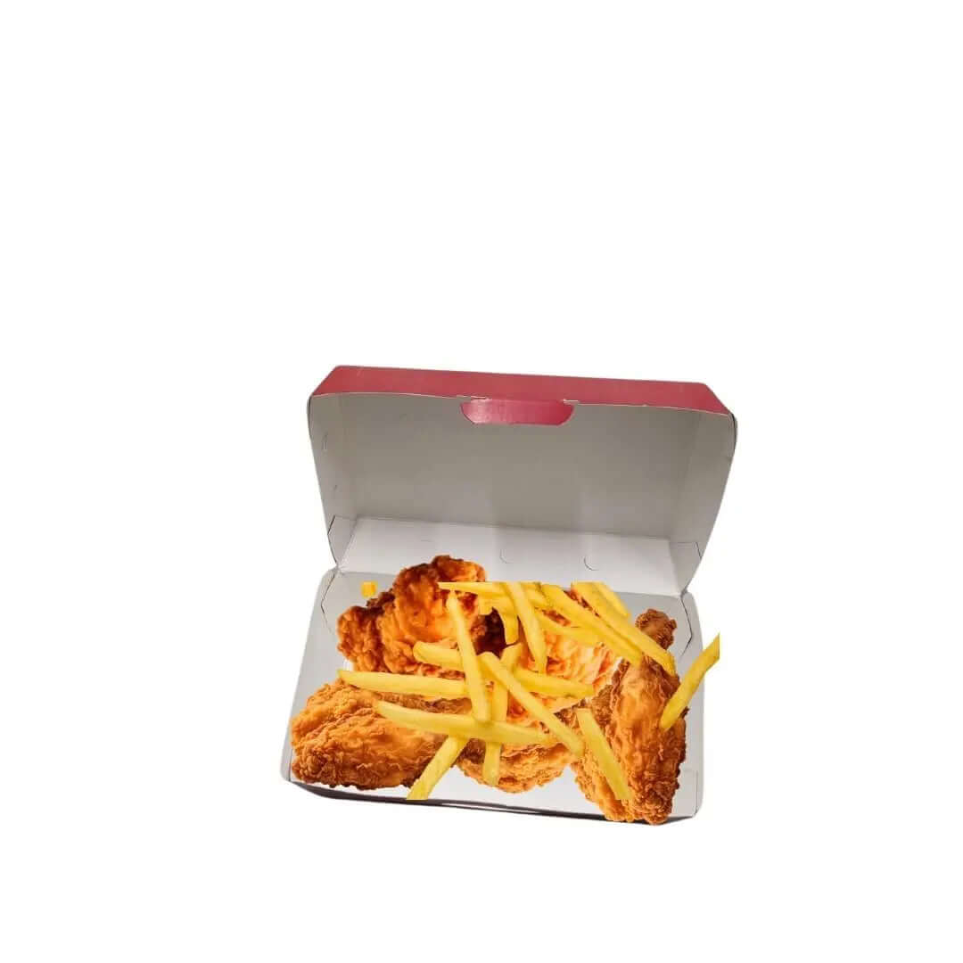 custom printed roasted chicken box with inside lamination
