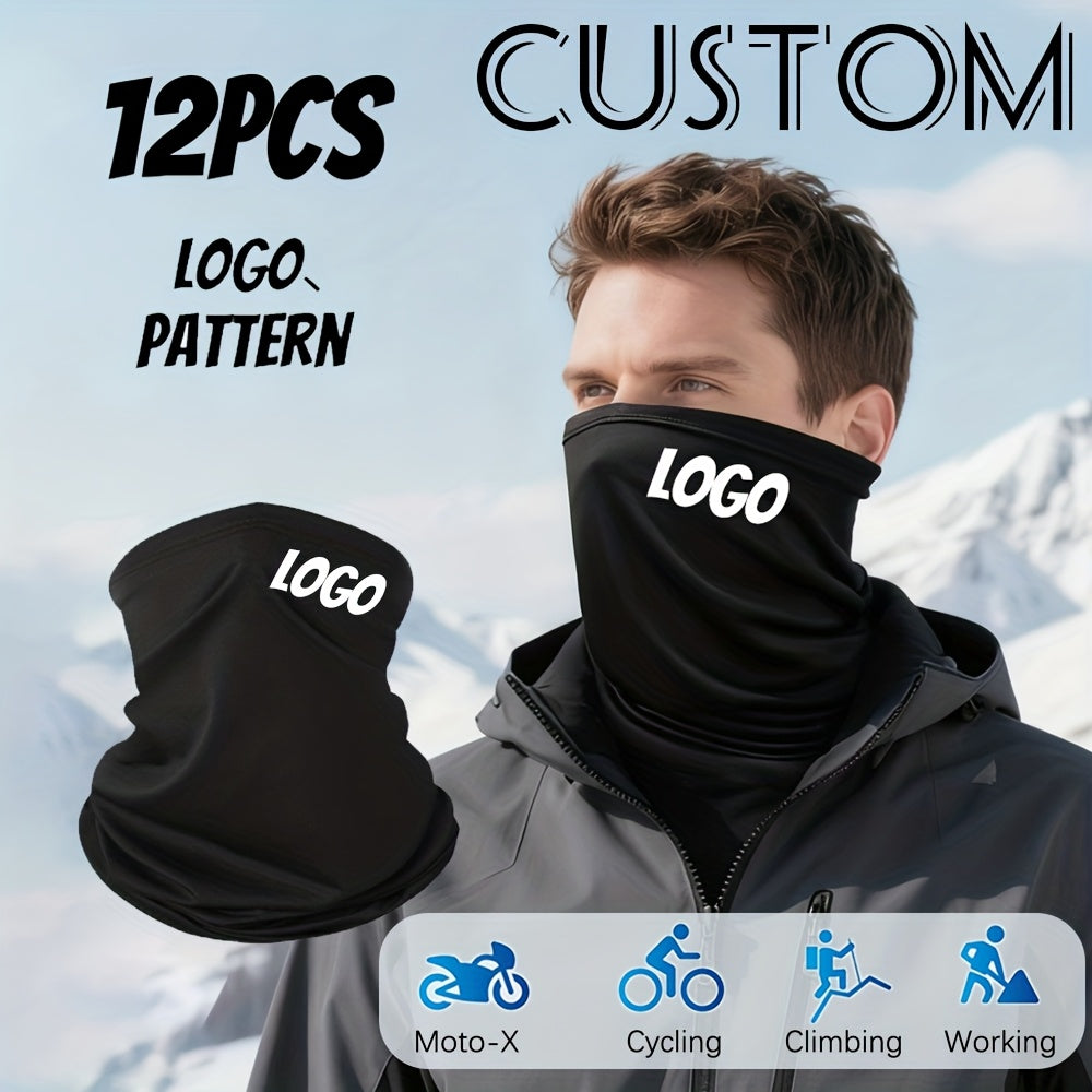 Custom-Printed Cycling Mask with Custom Logo or Design - image 1