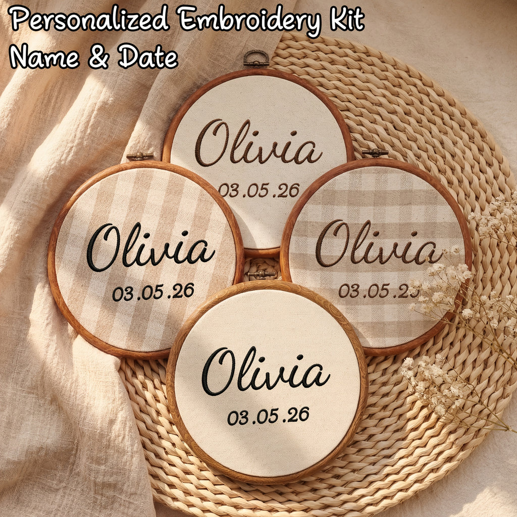 Design-Your-Own Embroidery Hoop with Custom Logo or Design - image 1