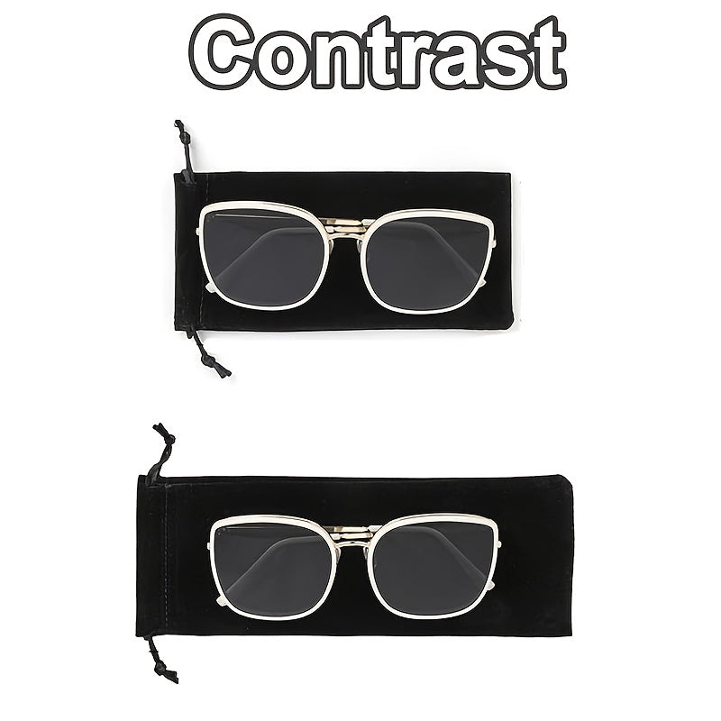 Signature Gift for Her/Him Custom Fashion Eyeglass Pouch. with Logo Picture Or Personal – Event – image 4