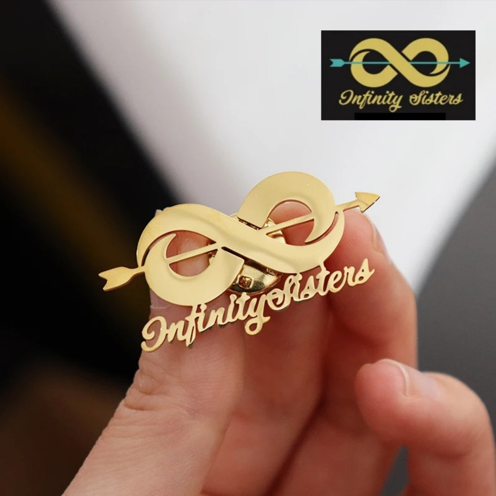 Custom Your Company Brooch, Corporate Artwork Brooch, Stainless Steel Picture | Business-Ready Corporate – image 1