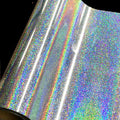 heat-transfer vinyl silver hologram fabrics — product image 1