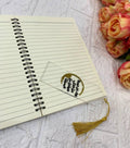 Clear acrylic book dividers, printed on heat-transfer vinyl or surfaces — product image 1