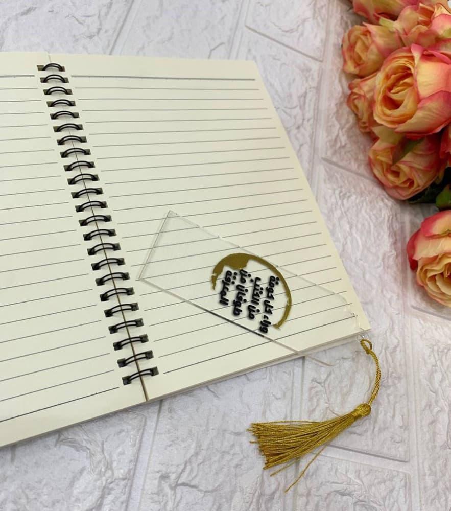 Clear acrylic book dividers, printed on heat-transfer vinyl or surfaces — product image 1