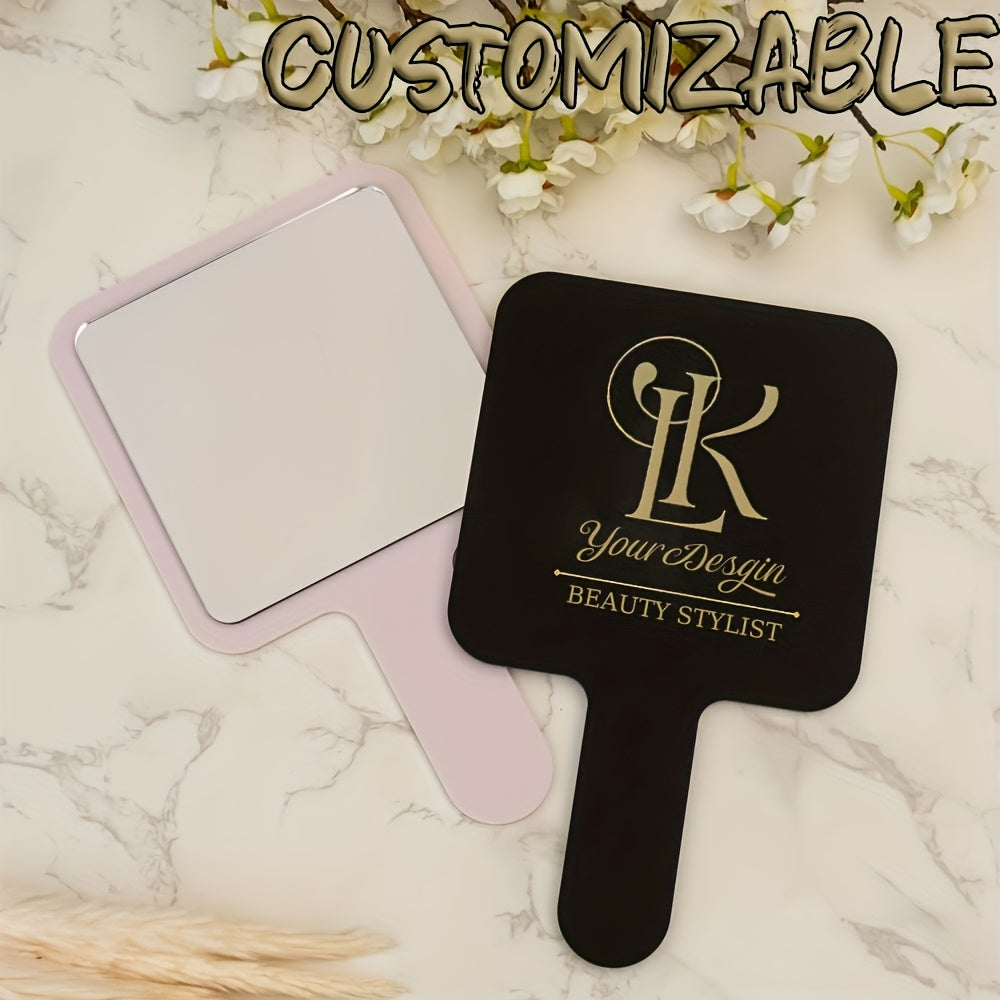 Design-Your-Own Handheld Mirror with Custom Logo or Design - image 4