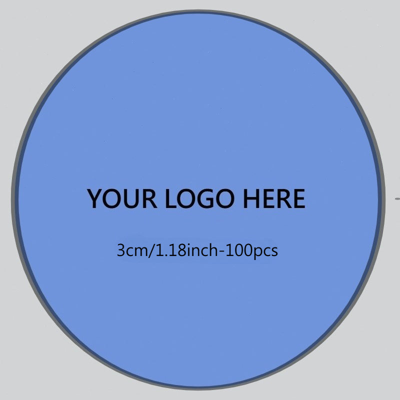 Corporate Custom 50/100/200pcs Multi-Size 3/4/5/6/7/8cm Sticker Labels, Self-Defined, Custom – Corporate – image 3