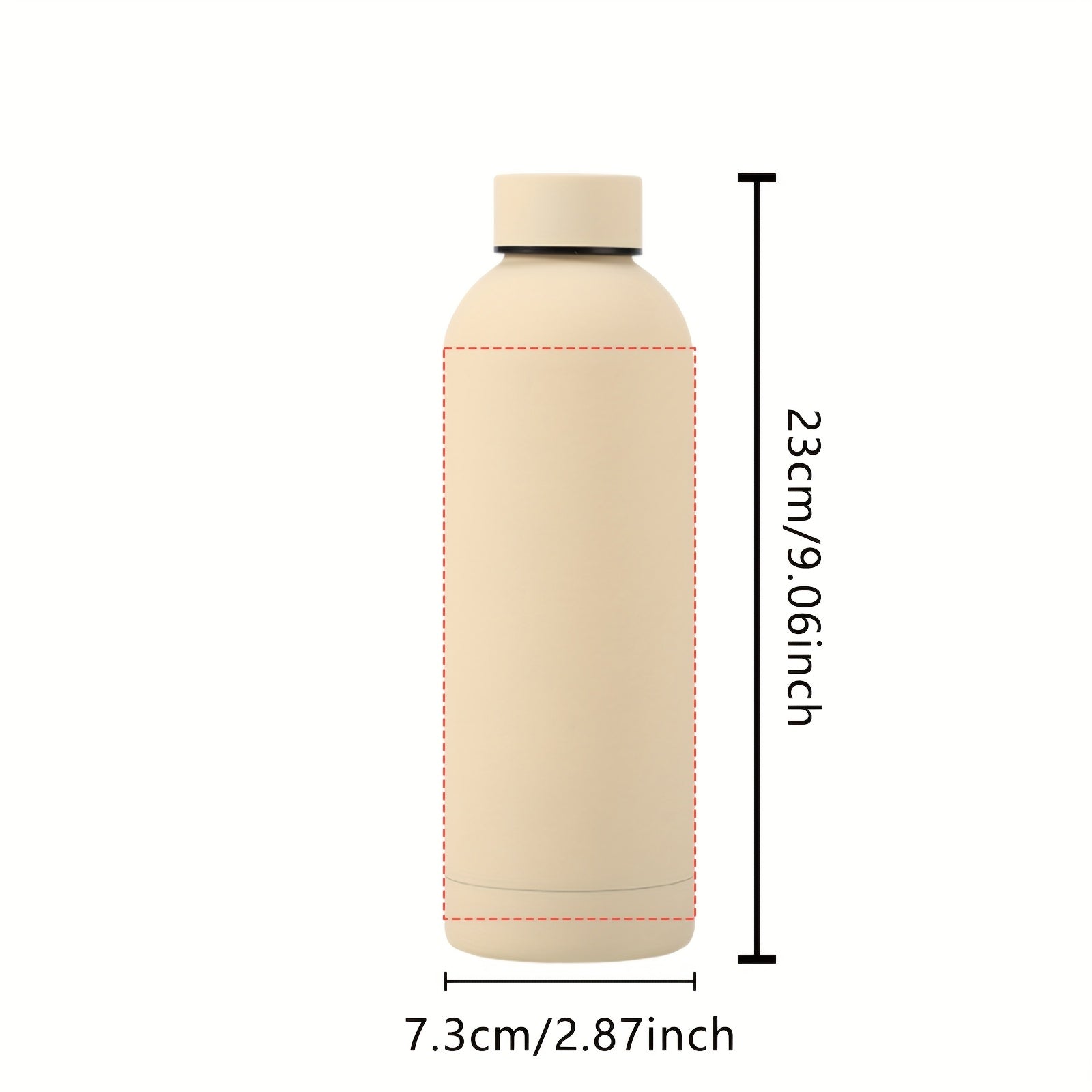 Signature 17oz Custom Photo Insulated Water Bottle with Lid - Stainless Steel Travel – Event – image 4